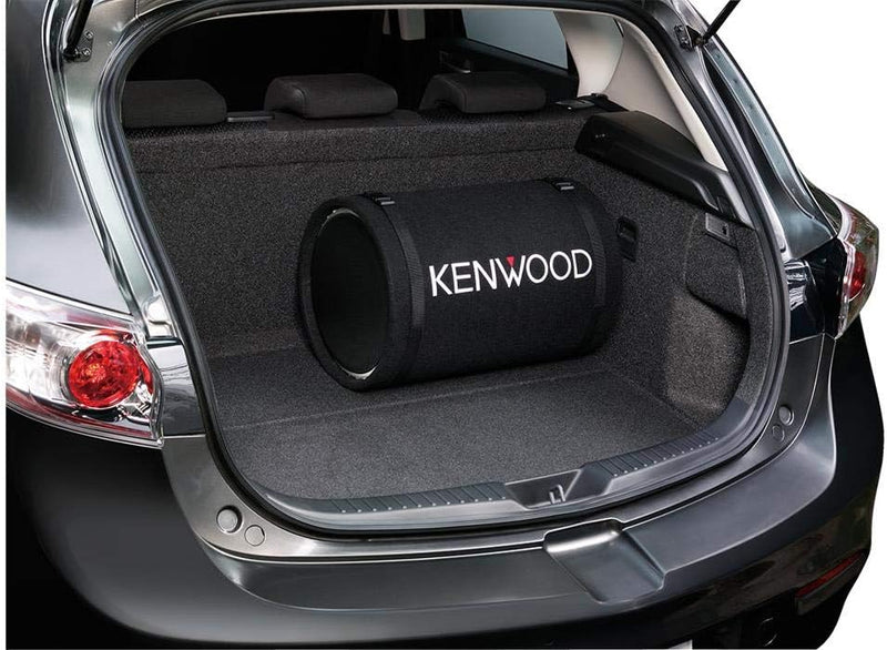 Kenwood KSC-W1200T Subwoofer (30 cm (12 Zoll), 1200 Watt) schwarz Single, Single