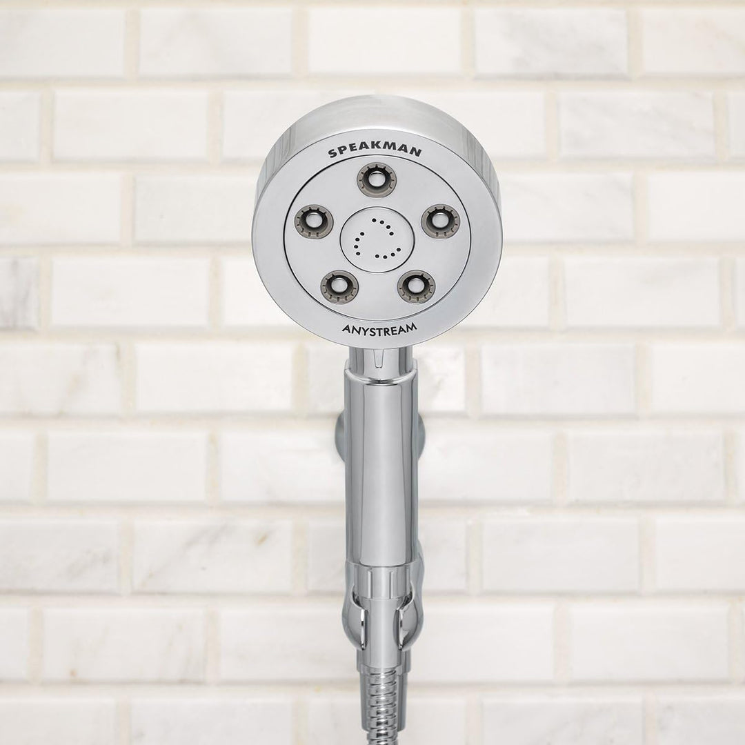Speakman VS-3010-E175 Neo Anystream Handbrause, 1,75 GPM, poliertes Chrom Handbrause Poliertes Chrom