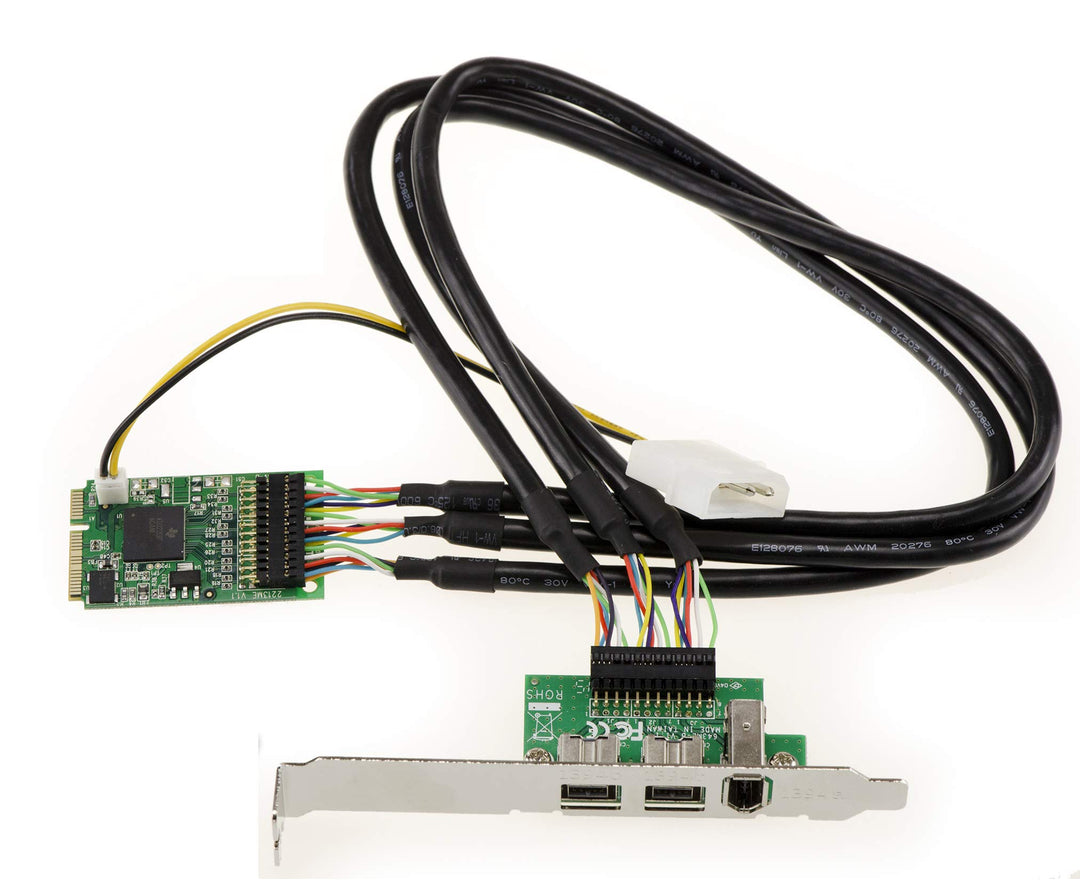 KALEA-INFORMATIQUE Mini PCIe Firewire 800 und 400 IEEE1394A und IEEE1394B Controller Karte auf mPCIe