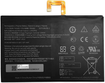 7XINbox 3.8V 7000mAh 26.6Wh L14D2P31 Ersatz Akku Batterie für Lenovo TAB 2 A7600-F A10-70F A10-70 A1