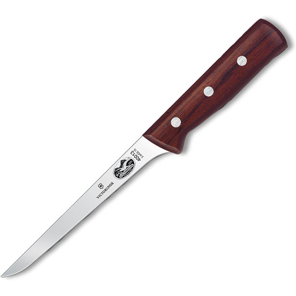 Victorinox, 5.6406.15, Wood, Ausbeinmesser, Extra scharfe Klinge, mit geradem Schliff, mit edlem Hol