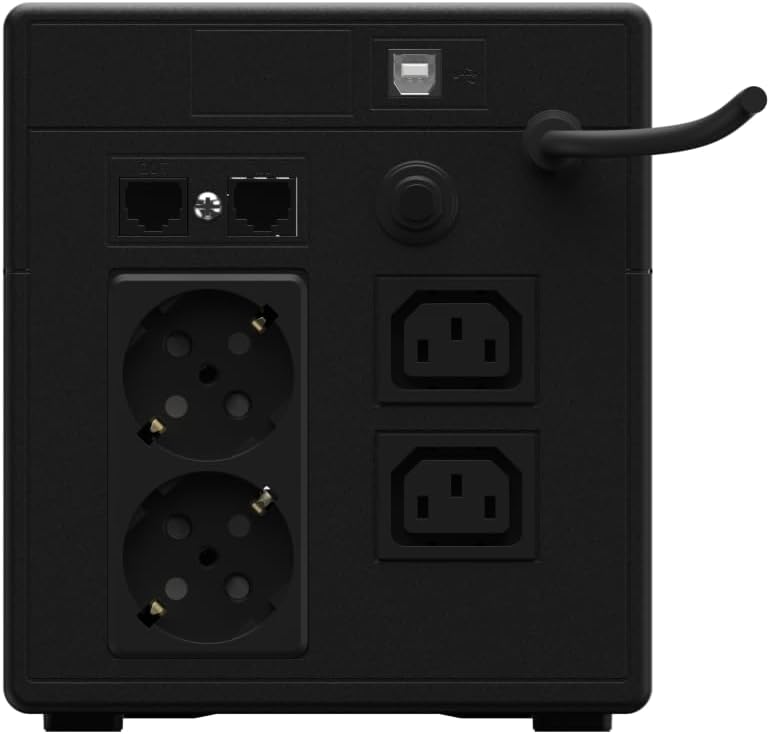 Greencell UPS 750VA 480W PowerProof mit LCD-Display – USV mit Reiner Sinuswelle, zuverlässiger Strom