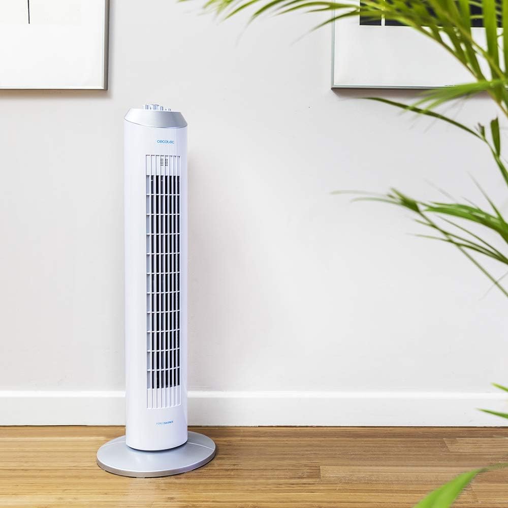 Cecotec Turmventilator mit Timer EnergySilence 8090 Skyline, 60 W, 33'' (84 cm) Höhe, Oszillation, K