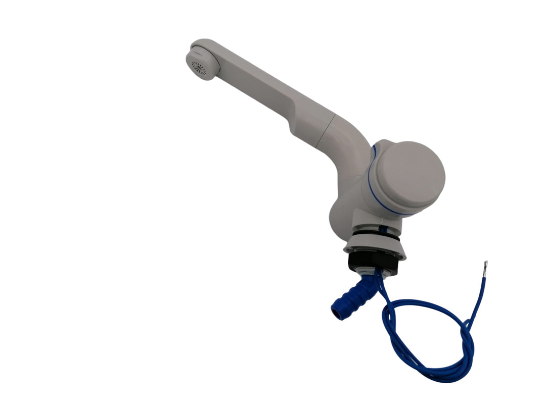 CR-MOESANCO® Automatischer Wasserhahn für Wohnwagen, 12 V, für Wohnmobil, Waschtisch, Boot (grau), G