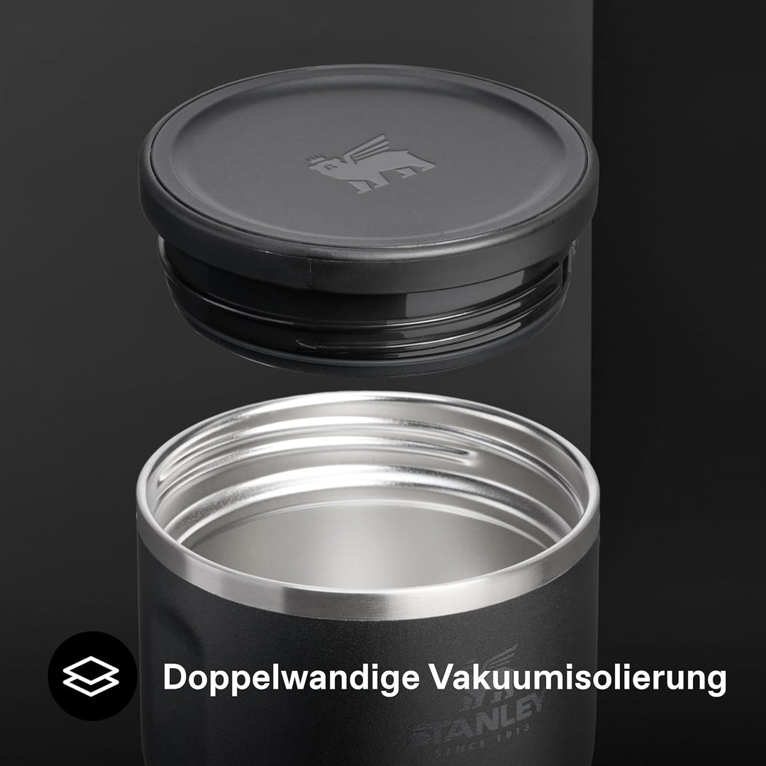STANLEY 1913 Adventure To-Go Food Jar Schwarz 0.35 l, Schwarz 0.35 l