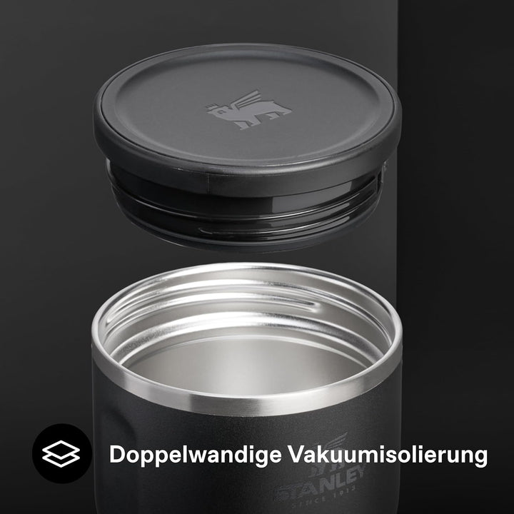 STANLEY 1913 Adventure To-Go Food Jar Schwarz 0.35 l, Schwarz 0.35 l