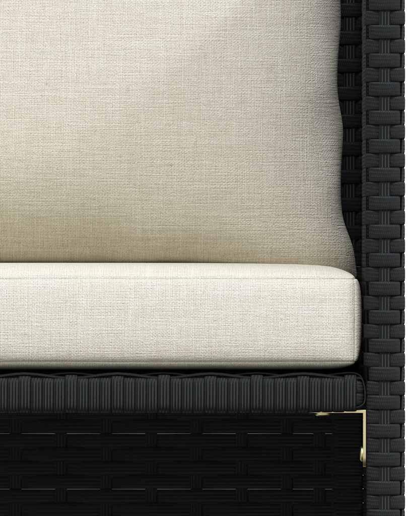 vidaXL Gartensofa mit Kissen Sofa Lounge Gartensessel Sessel Gartenmöbel Einzelsofa Gartenstuhl Gart
