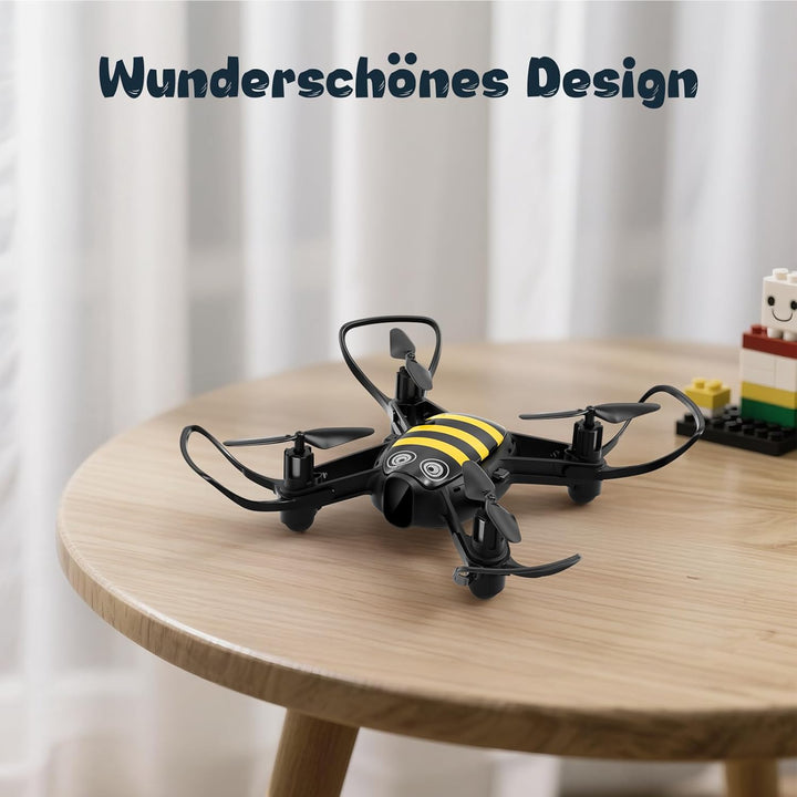 Loolinn | Drohne als Geschenk für Kinder - Lustiges Design, Leicht zu fliegen, kindersicher, 360°-st
