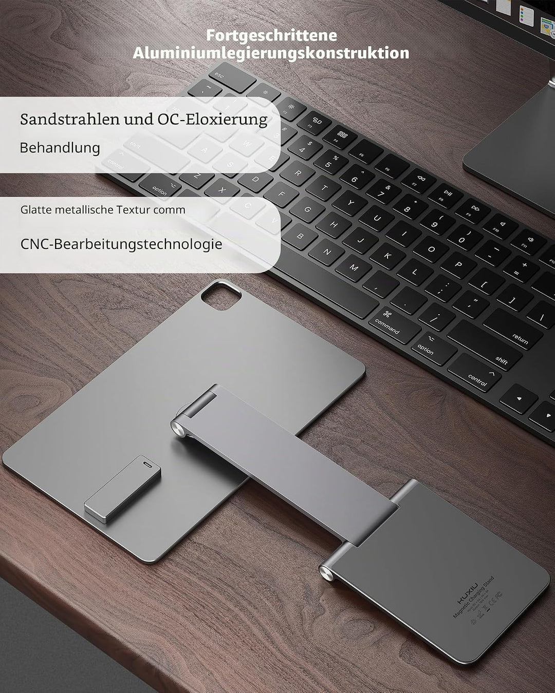 KU XU X33 PRO MAX Magnetische Ladestation und Ständer für Tablets iPad Pro M4 2024-11-Zoll, Nur für