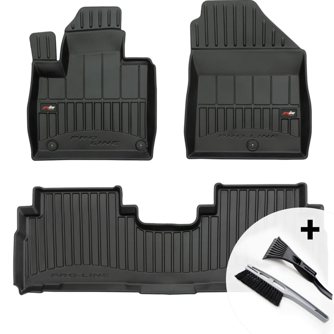 moto-MOLTICO 3D Gummimatten Auto Fussmatten Gummi Automatten 4-teilig Set - passend für Kia Sorento