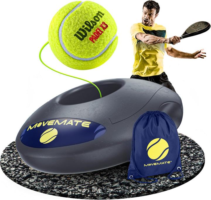 MOVEMATE Padel-Trainer Set mit Wilson® Padelball | innovatives Ballspiel für Draussen, im Garten, im