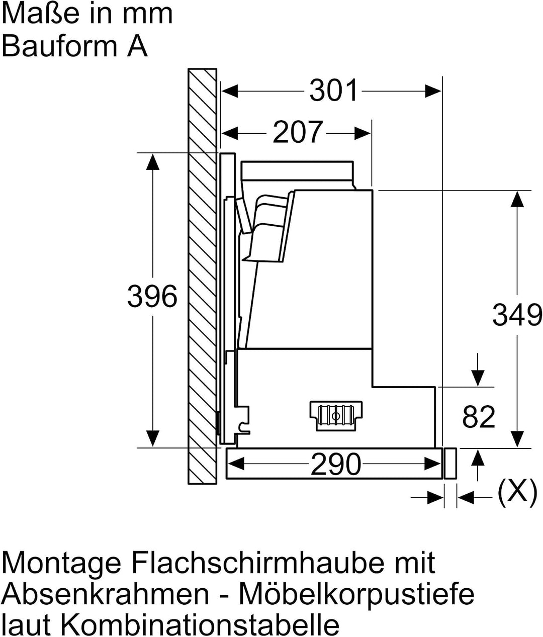 Neff Z54TL60X0 Dunstabzugshaubenzubehör/Einbaugerät