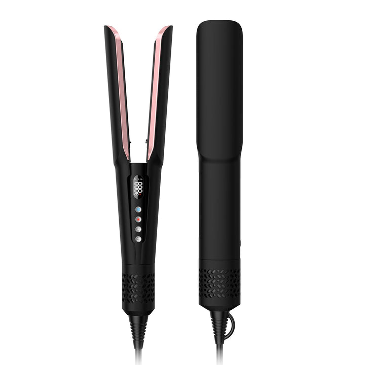 slopehill Air Haarglätter, Haarglätter &amp; Haartrockner 2-in-1 Schwarz, Schwarz
