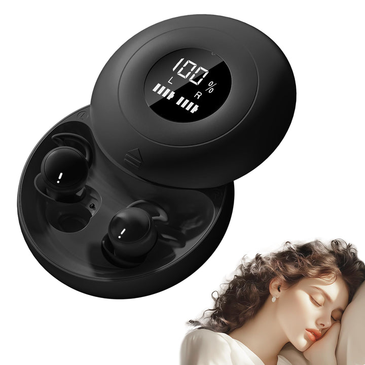 Schlafkopfhörer Bluetooth 6.0, Schlafkopfhörer Seitenschläfer, Mini Kopfhörer zum Schlafen mit Noise