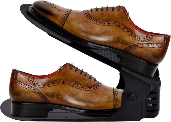 Schuhstapler Schuh Organisierer Platzsparend Verstellbarer Schuhorganizer 30 Stück,höhenverstellbar