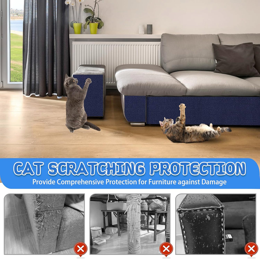 Kratzmatte Katze selbstklebend Kratzteppich Katze Wand Kratzbretter Sofa Kratzschutz Kratzmatte für