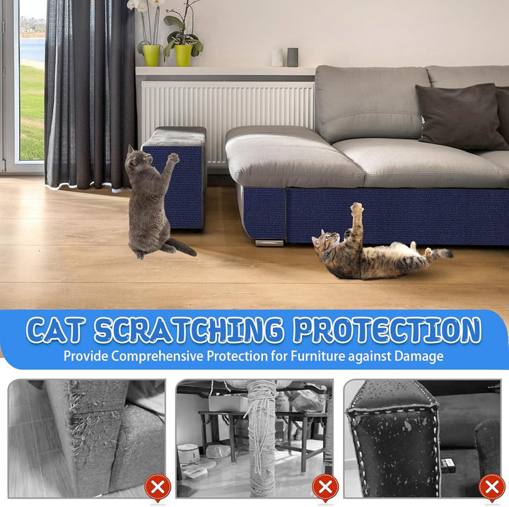 Kratzmatte Katze selbstklebend Kratzteppich Katze Wand Kratzbretter Sofa Kratzschutz Kratzmatte für