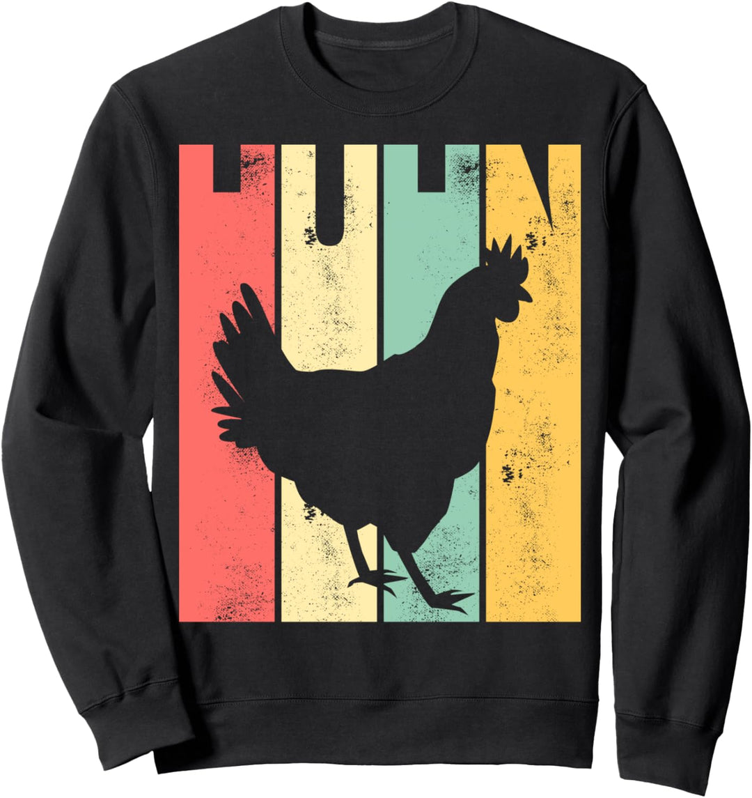 Vintage Retro Huhn Hühner Hahn Classic Sweatshirt