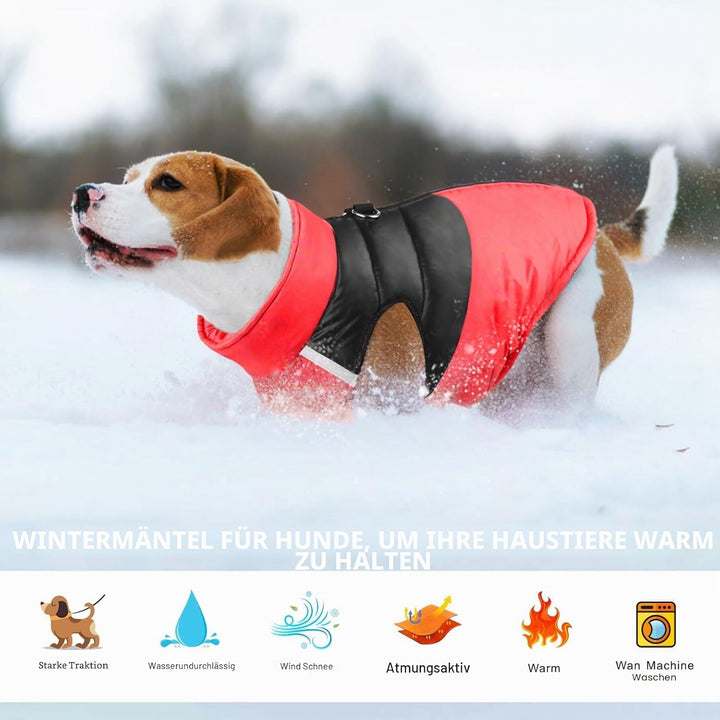 Idepet Haustier Hund Warm Mantel Jacke wasserdichte Kleidung Kleine mittlere grosse Haustier Hund Ka