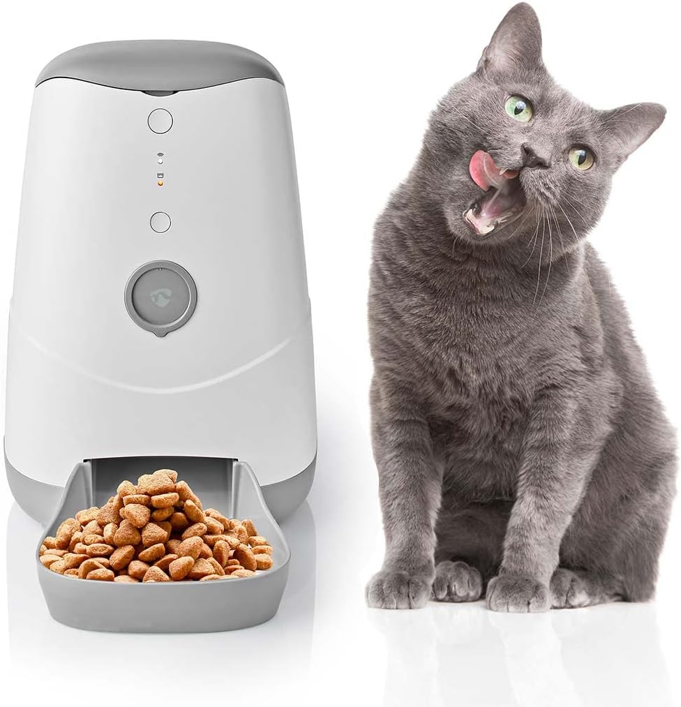 NEDIS SmartLife Futterspender für Haustiere | Wi-Fi | 3,7 l | AndroidT/iOS