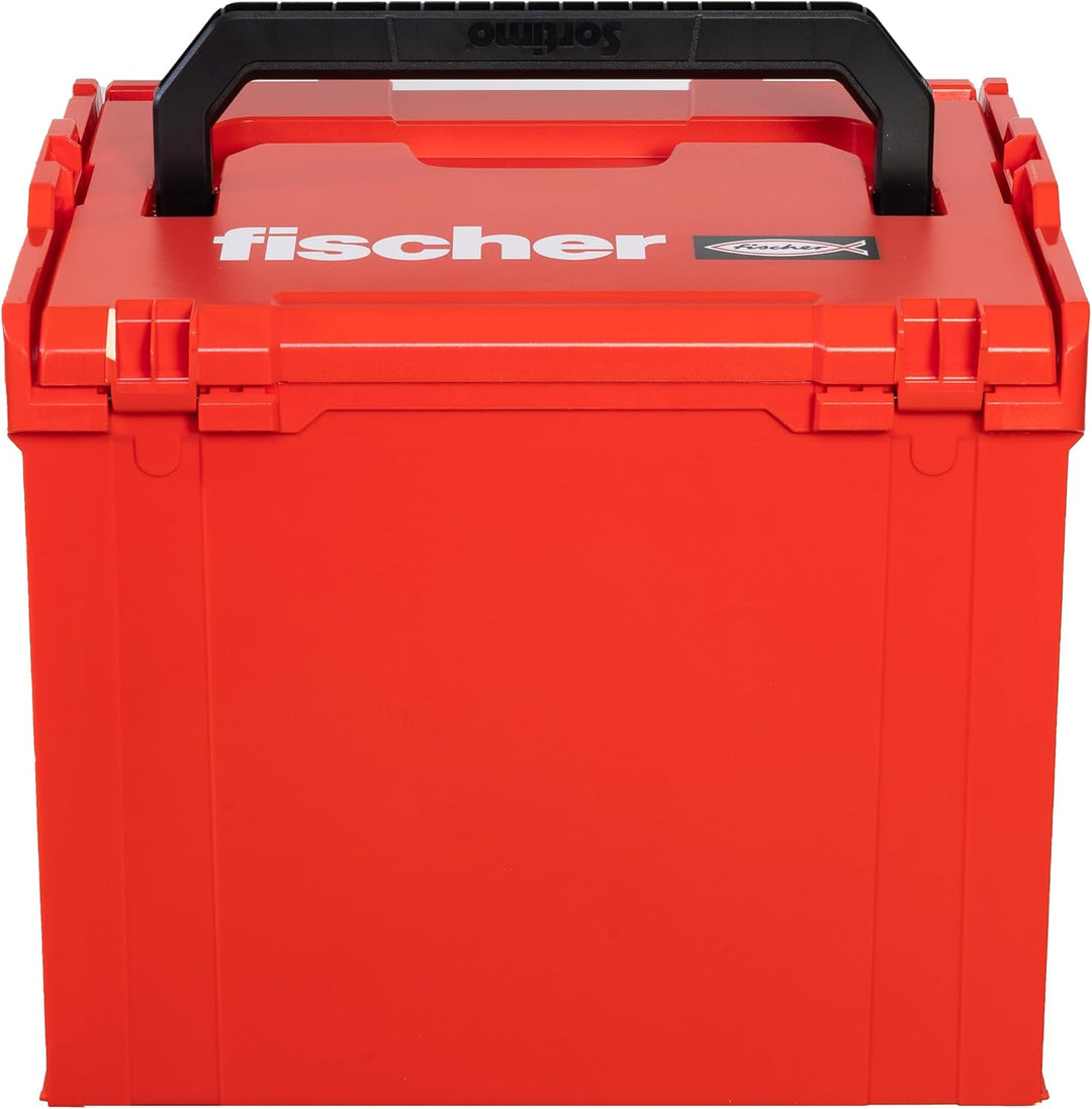 fischer L-Boxx FLB 374, robuste Aufbewahrungs- und Transportbox, stapelbar, kompatibel mit L-Boxx Sy