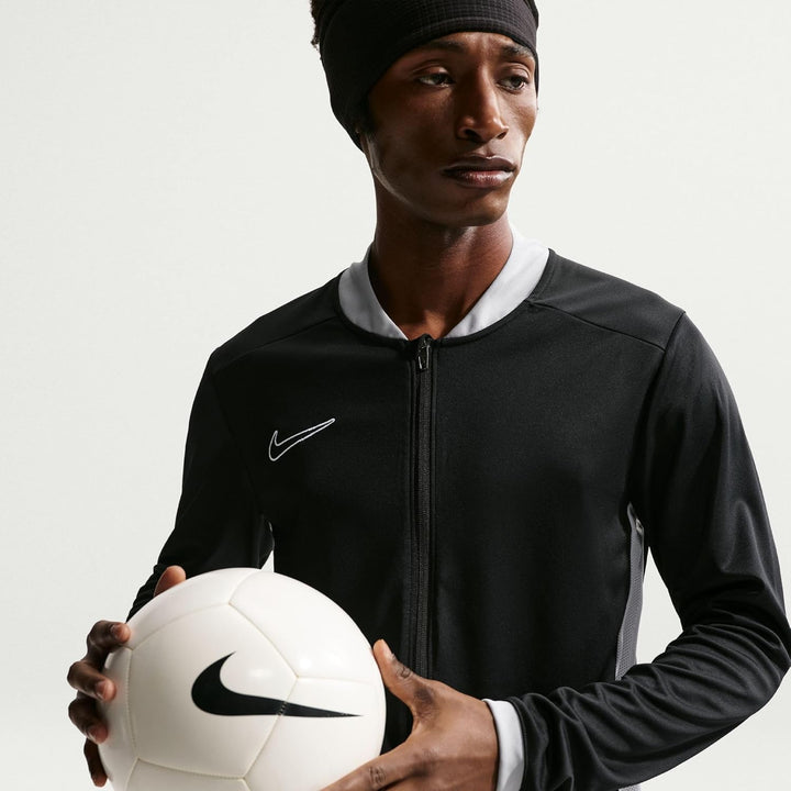 Nike Academy 25 Dri-FIT Strick-Fussball-Trainingsjacke für Herren, FZ9824 XS Black/Wolf Grey/White/W