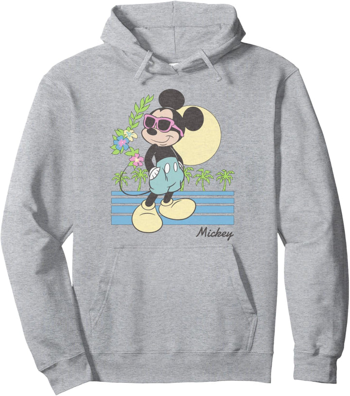 Disney Mickey And Friends Mickey Tropical Lines Pullover Hoodie