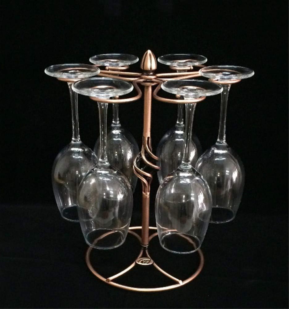 Fantasee - Weinglashalter, Tischstielglas-Gestell mit 6 Weinglas-Ständer, Glashalter