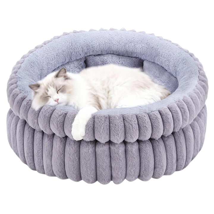 Shikha Katzen-Sofabetten für Hauskatzen, 50 x 20 x 20 cm, grosses Katzenbett, waschbares Kätzchenbet