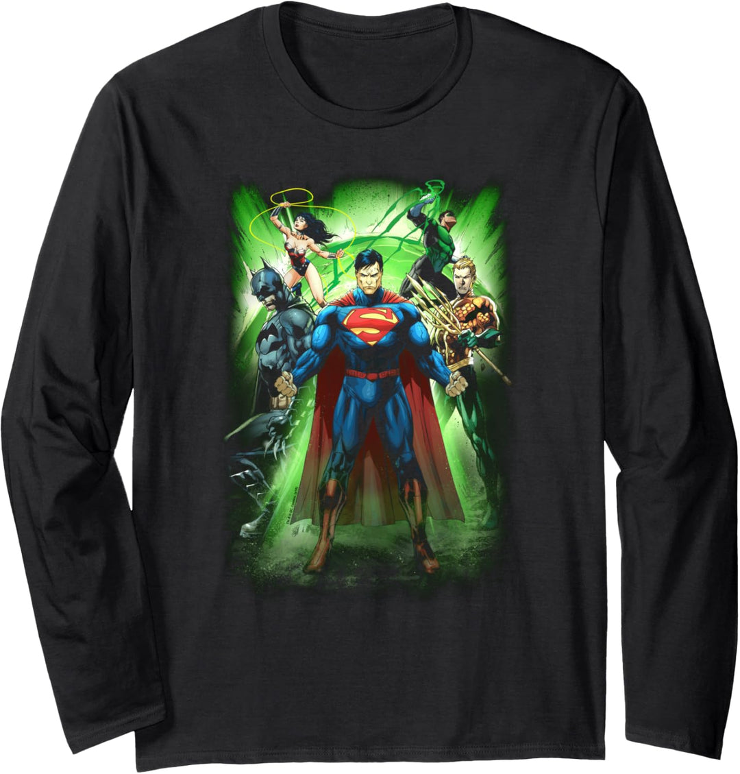 Justice League Power Burst Langarmshirt