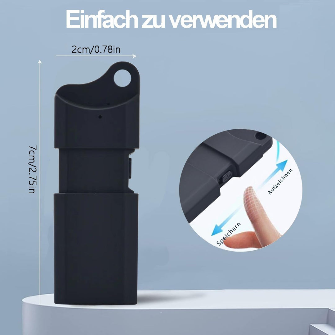 USB Digitaler Voice Recorder 64GB Mini Aufnahmegerä Geräuschaktivierte Aufnahmegerät Diktiergeräte m