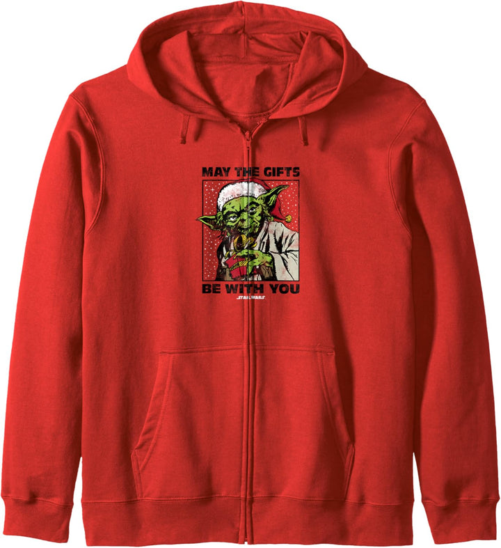 Star Wars Christmas Yoda Boxed Presents Be With You Kapuzenjacke