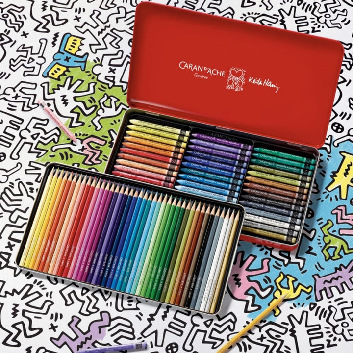 Caran d'Ache Multiprodukt-set KEITH HARING - Sonderedition