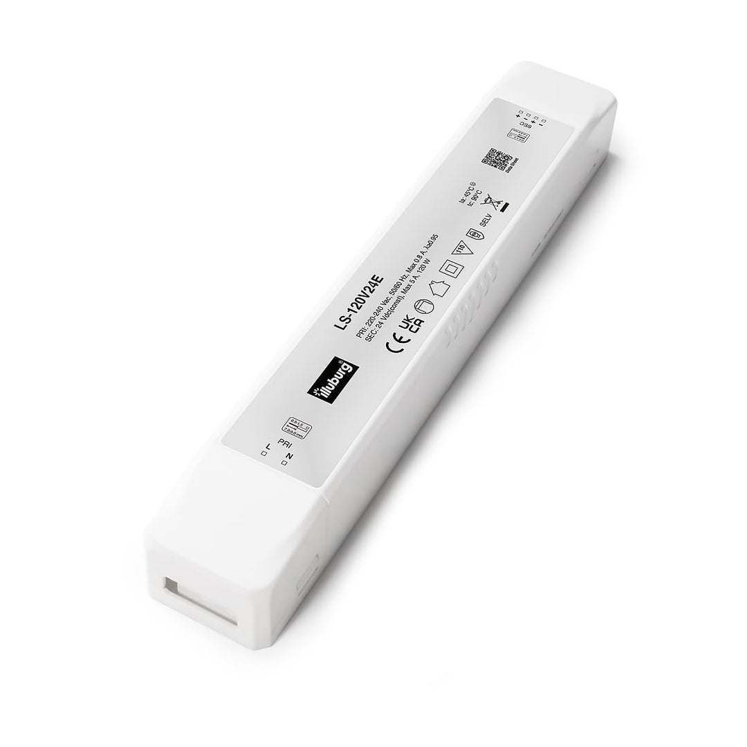 illuburg LED Trafo 24V 120W Flackerfrei für LED Strip Lampe LED Netzteil Treiber Transformator Drive