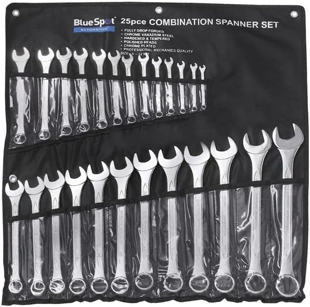 Bluespot Tools 4131 B/Spot Kamm Maulschlüssel-Satz (25-teilig) 25 Piece, 25 Piece