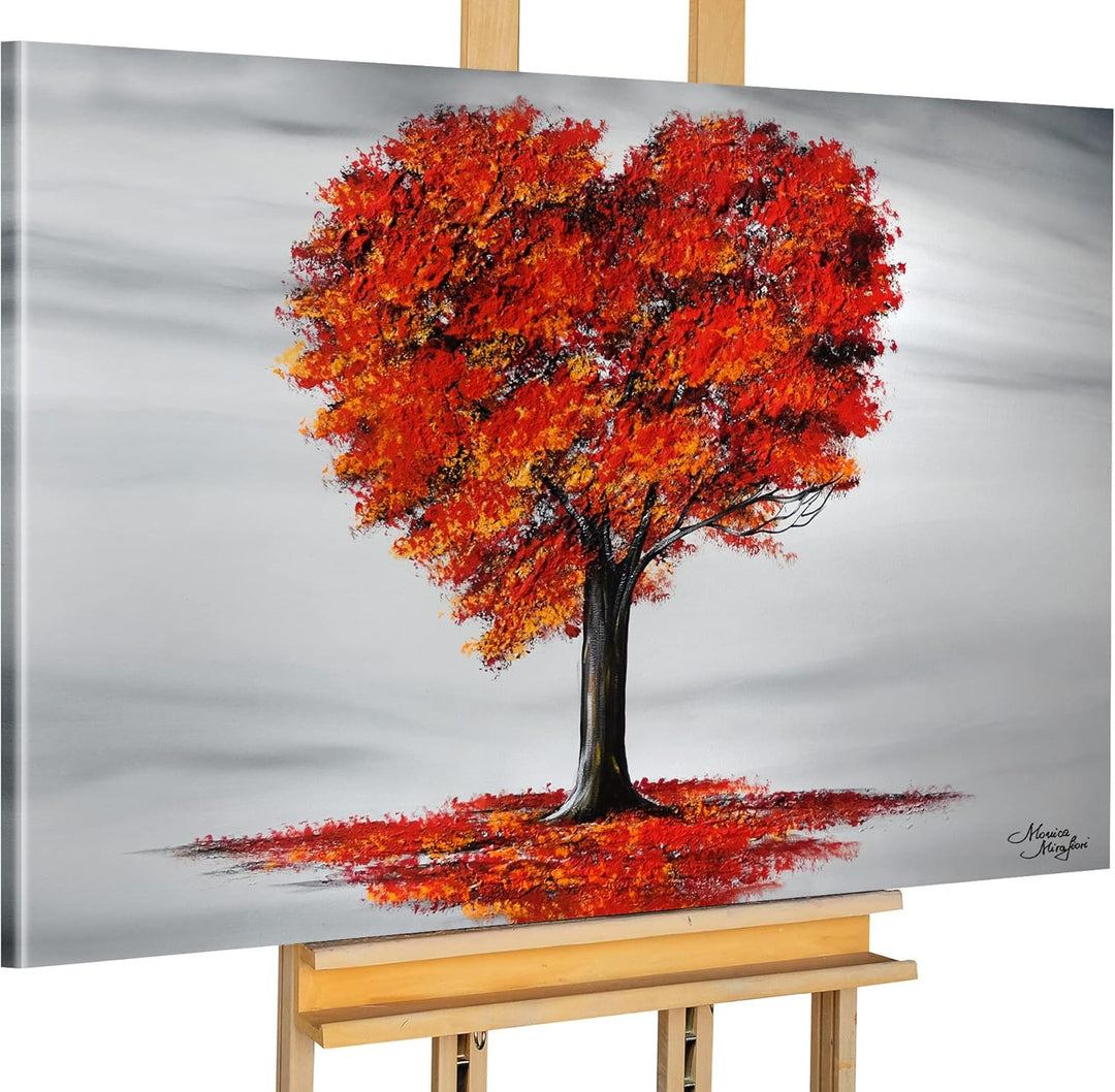 Monica Mirafiori I 100% HANDGEMALT I Gemälde Love 100x70cm | Gemälde Handgemalt | Acrylgemälde | Seh