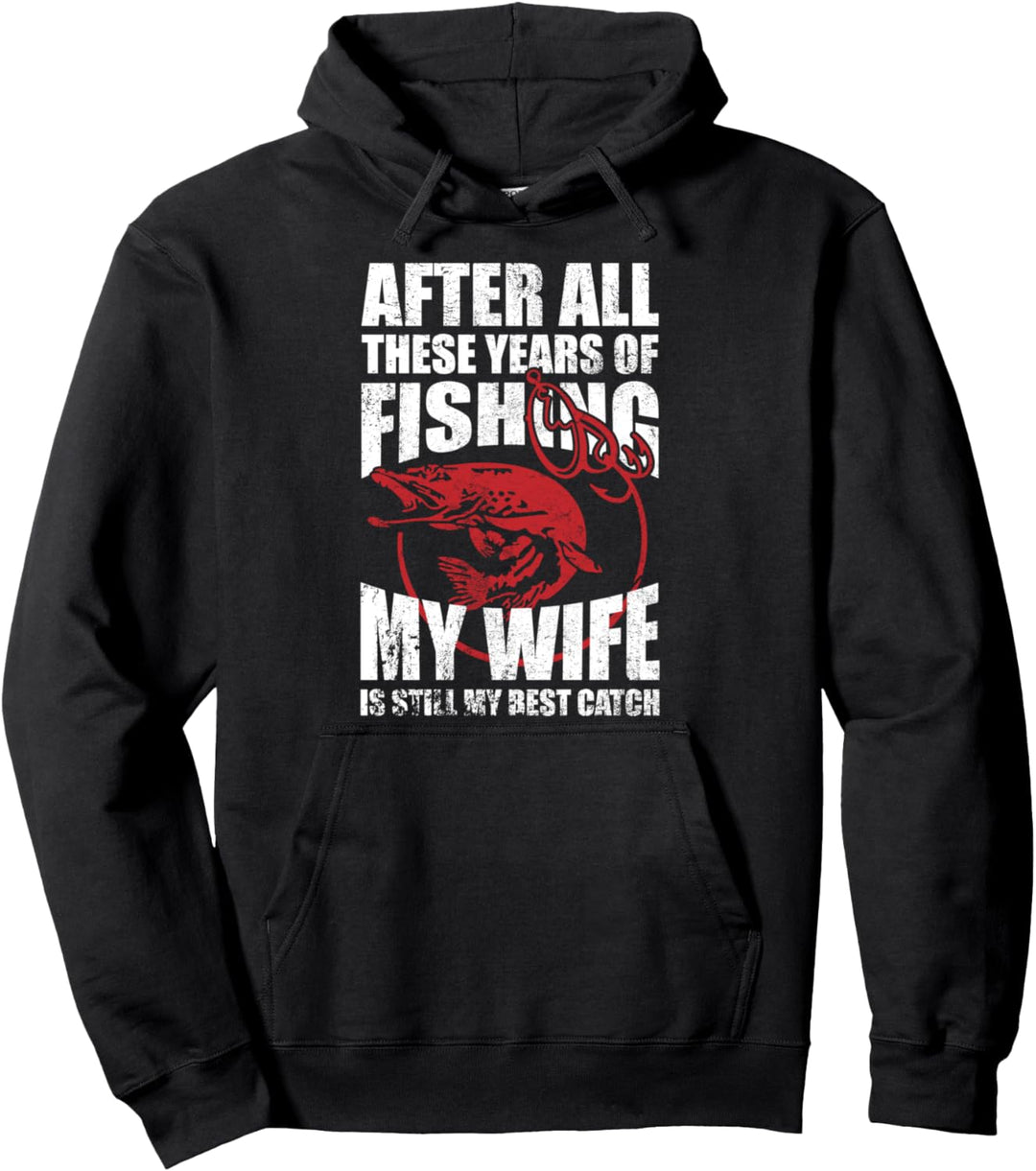 Vatertags-Fischen Flagge Fischers Frau Geschenk Pullover Hoodie
