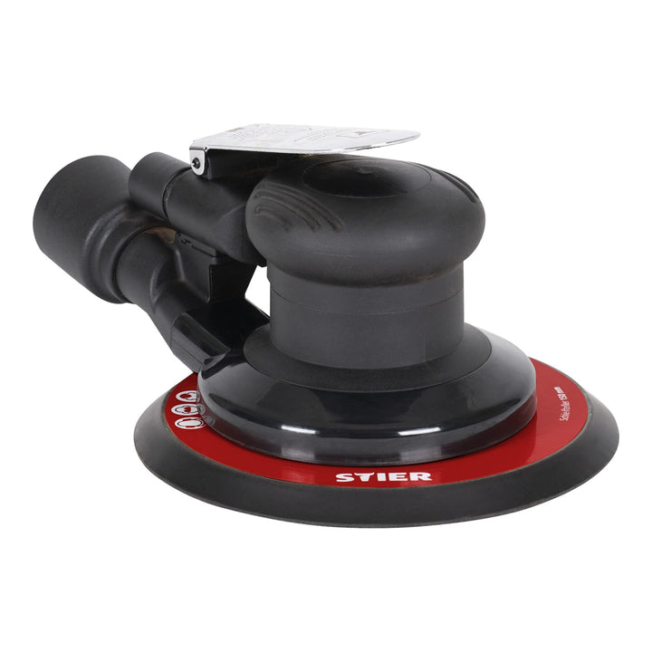 STIER Exzenterschleifer, EXS-120, Länge 187 mm, Schleifteller 150 mm, geeignet für Nass- und Trocken