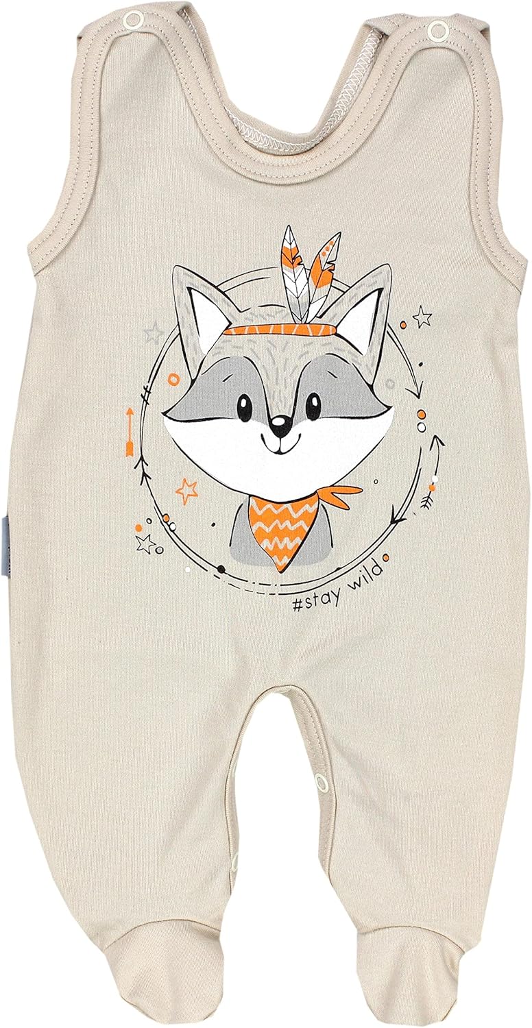 TupTam Baby Unisex Strampler mit Aufdruck Spruch 5er Pack 50 Junge, 50 Junge