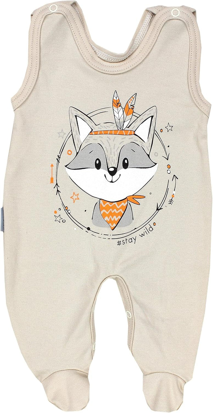 TupTam Baby Unisex Strampler mit Aufdruck Spruch 5er Pack 50 Junge, 50 Junge