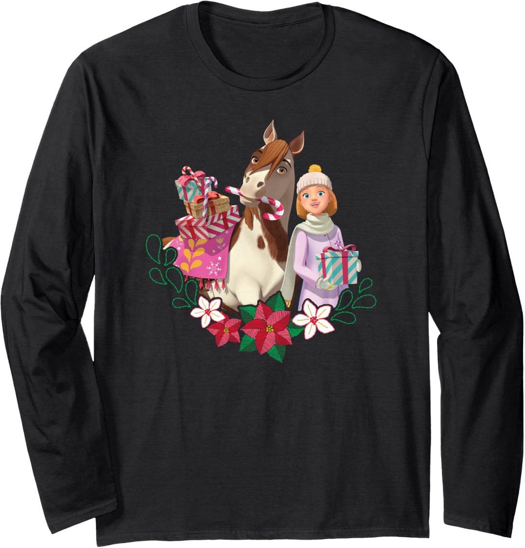Spirit Weihnachten Boomerang und Abigail Langarmshirt