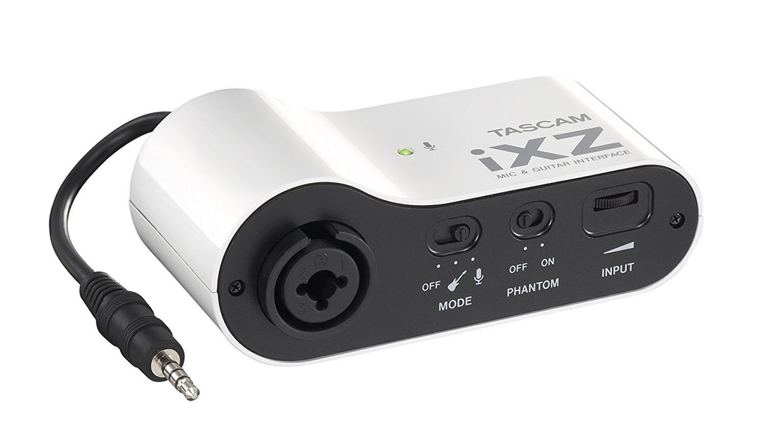 Tascam iXZ – Mikrofon-/Gitarreninterface für iPad/iPhone/iPod