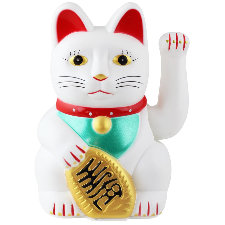 Freak Scene Glückskatze - Maneki-Neko - Winkekatze - 15 cm - weiss