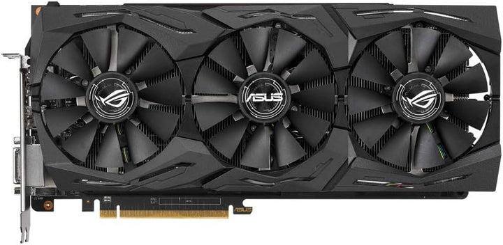 Asus ROG Strix RXVEGA56-O8G-Gaming Grafikkarte (AMD Radeon, PCIe, 8GB HBM2 Speicher, DVI, HDMI, Disp