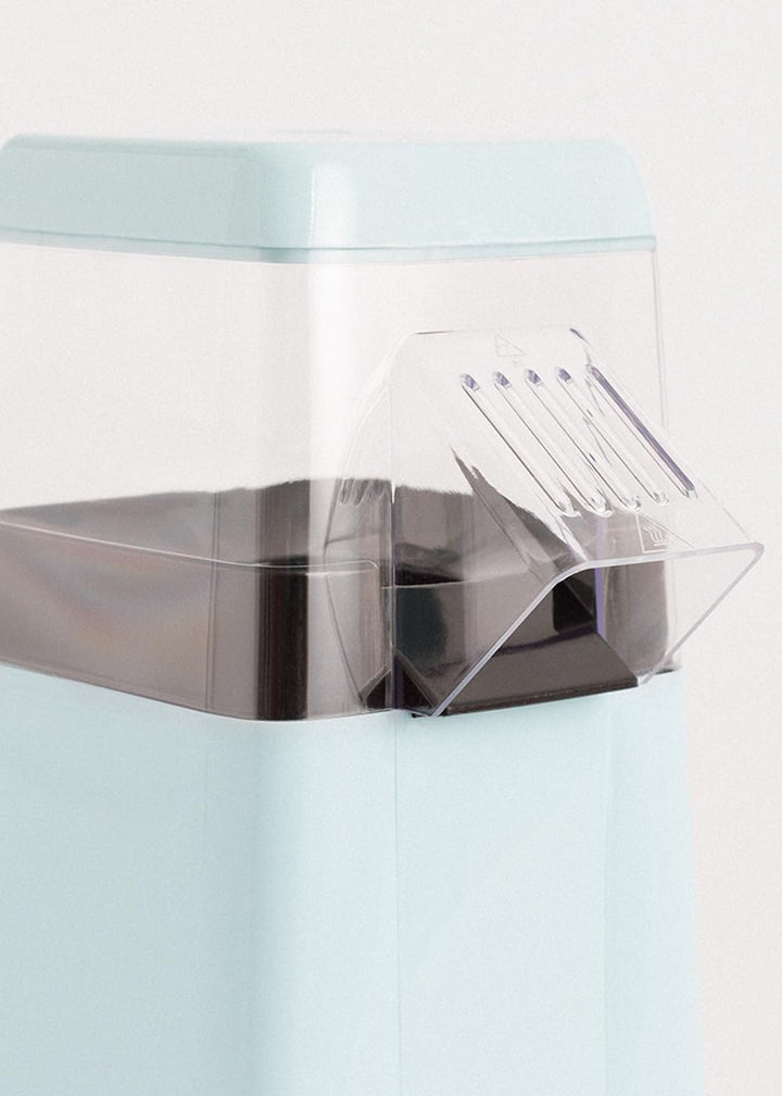 CREATE Popcorn-Maker / Elektrischer Popcorn-Maschine, Blau, matt, ohne Öle oder Fette, leicht zu rei