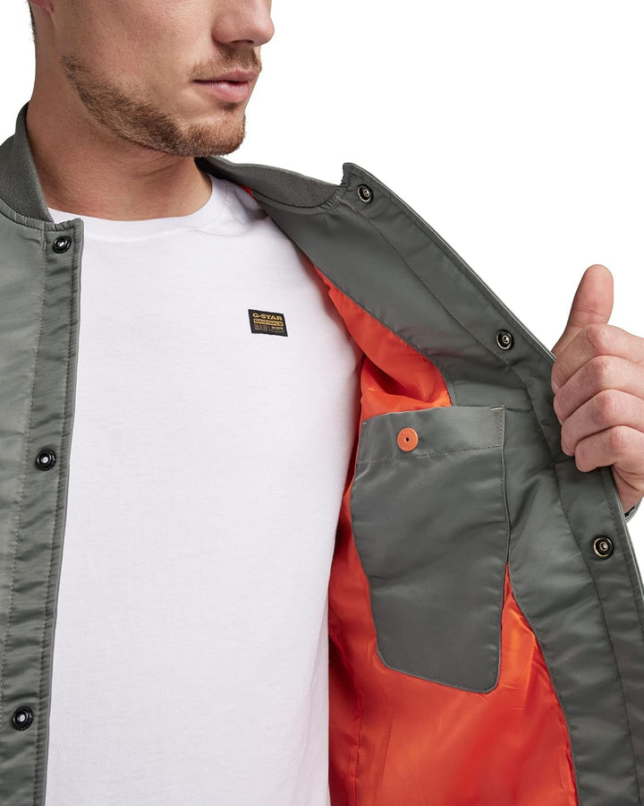 G-STAR RAW Herren 10 Degrees Padded Overshirt Jackets S Grün (orphus D20162-C143-722), S Grün (orphu