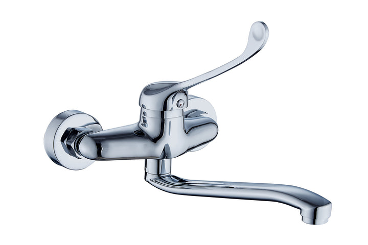 DP bath - Küchenhygienearmatur Lirio mit langem Hebel, 1 Stück, silber, BCLMH