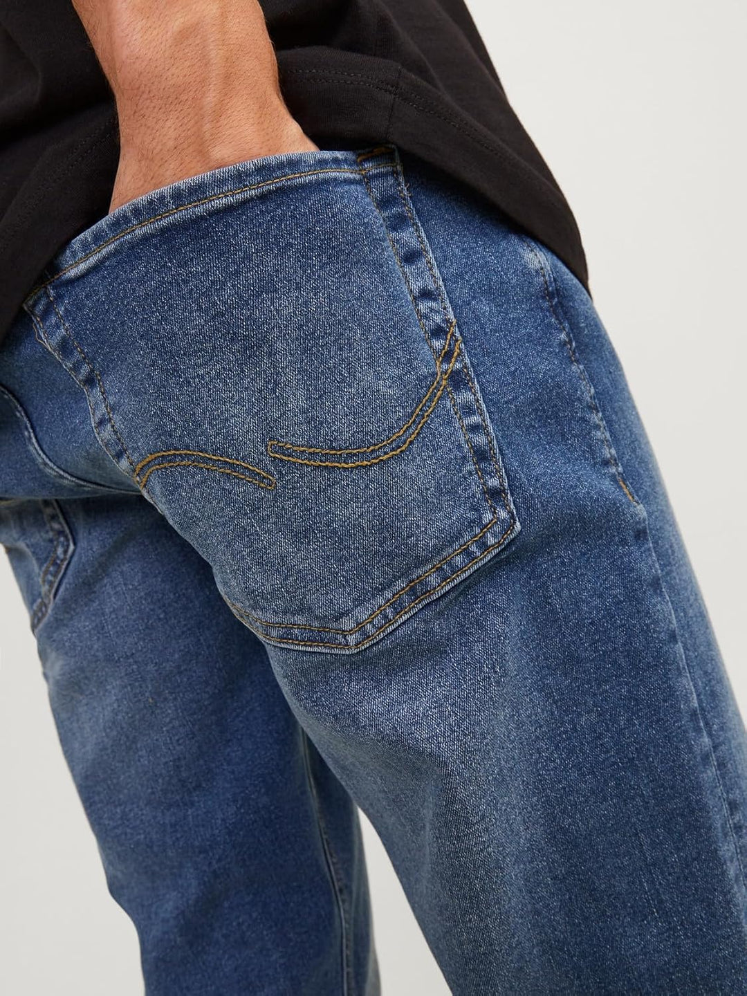 JACK & JONES Male Slim Fit Jeans JJIGLENN JJORIGINAL AM 814 NOOS Slim Fit Jeans 33W / 34L Blue Denim
