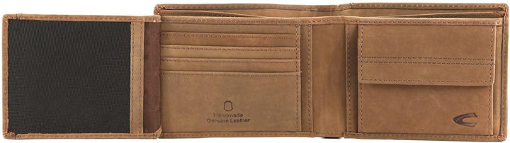 camel active Vietnam Herren Geldbörse RFID Querformat Leder Mittelgross, Brown