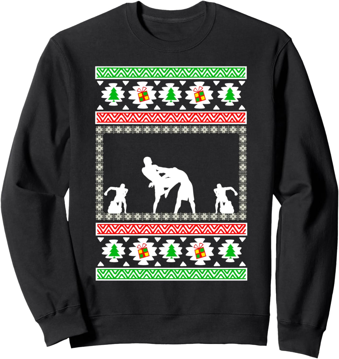 MMA ugly christmas gift for MMA coach Sweatshirt